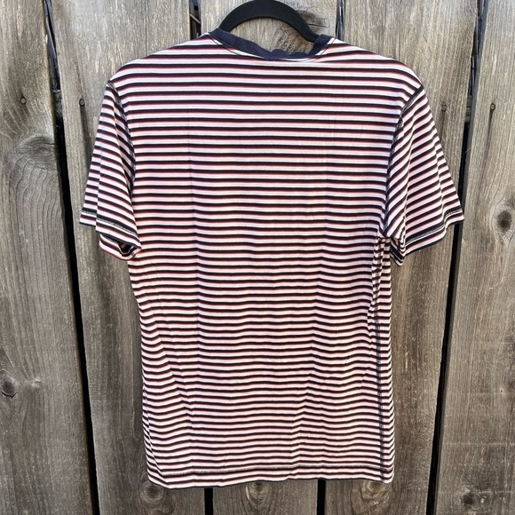 Women's Lululemon T-Shirt Multicolor Striped NO SIZE Casual City Stretch Active - Picture 5 of 10